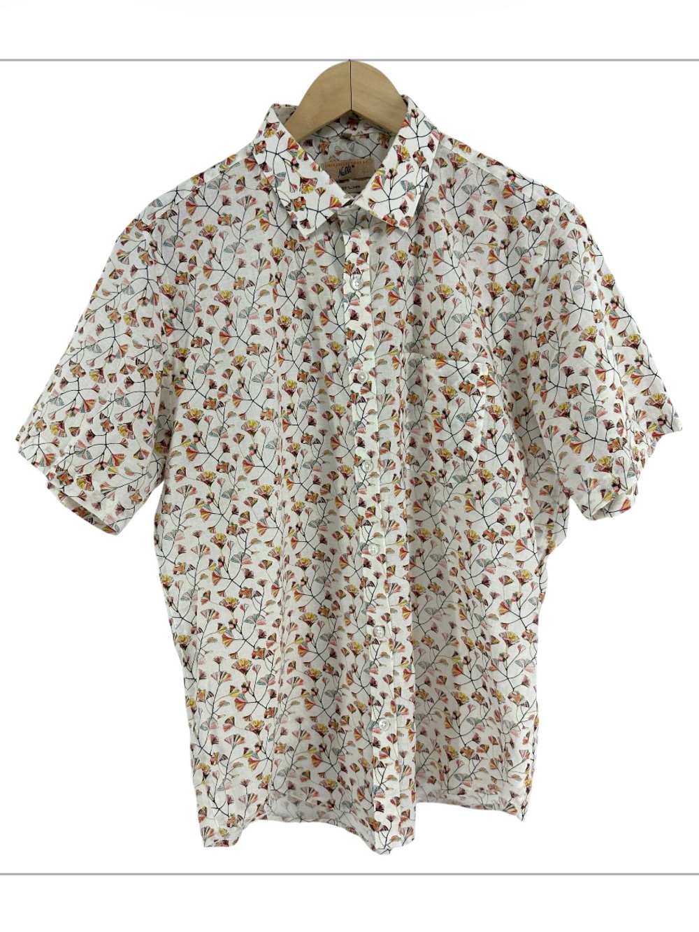 Nalli 100% LINEN Button Down Collared Shirt